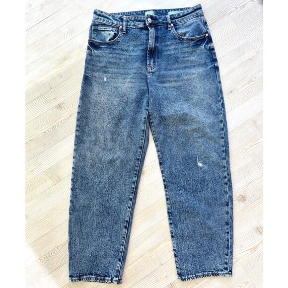 Articles of Society The Smith High Rise Relaxed Jeans | Deep Lake Size 14 - Picture 2 of 9